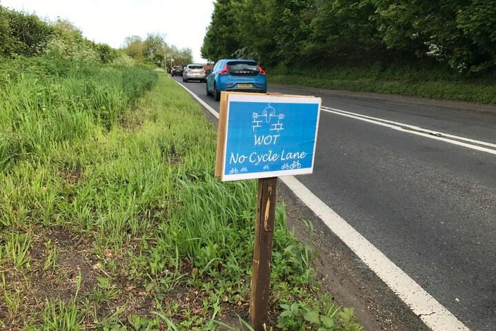 Yes there has been a failure to build a cycle lane for years and this is down to Hampshire county council who very much like cars and HGVs near where people live driving fast 